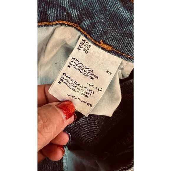 INC International Concept Wide Leg Blue Jeans Size 8/29 New - Picture 9 of 12